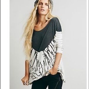 Free people tie dye shirt